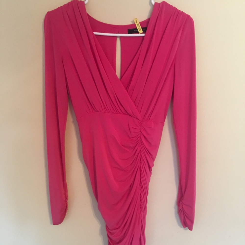 BCBG BodyCon Dress with Ruching